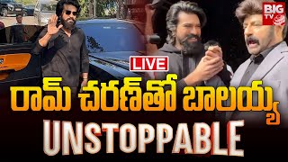 Global Star Ram Charan in Balakrishna age Unstoppable Show | Game Changer | NBK | BIG TV