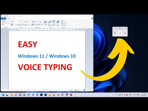How to use Windows 11/Windows 10 voice typing