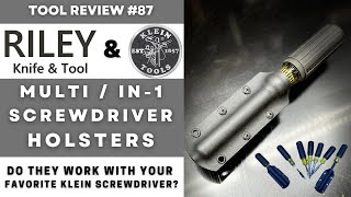 Klein Tools Screwdriver Holster from Riley Knife \u0026 Tool - Fits your favorite EDC? #tools #klein