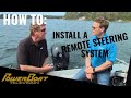 How to install Intellisteer remote steering on a fishing boat | My Boat DIY