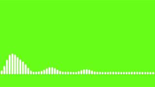 Audio Spectrum Green Screen 2020