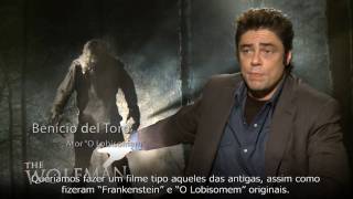 Benicio del Toro e Anthony Hopkins comentam o trabalho em O Lobisomem