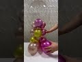 buque balão bubble 24 60cm 12 bexigas metalizadas n°5