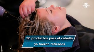 Por riesgo de cáncer retiran productos para el cabello