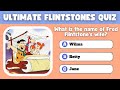 Classic Cartoon Trivia Quiz: The Flintstones Edition!