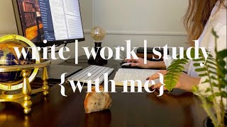 thesis | work | study with me LIVE 9 hours — academia (& library ambience)