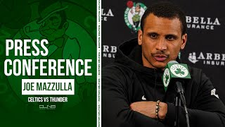 Joe Mazzulla on Celtics Clinching BEST RECORD in NBA | Postgame Interview