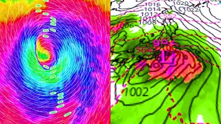 台風19号2022年および20号21号22号の候補となるタマゴ熱帯低気圧10月10日の最新情報