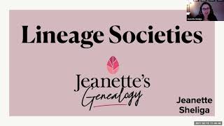 TMCC Genealogy - Genealogy Lineage Societies