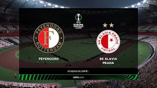 ⚽ Feyenoord vs Slavia Prague ⚽ | UEFA Europa Conference League (07/04/2022) | Fifa 22