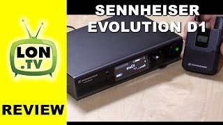 Sennheiser Evolution Wireless D1 Hands-on Review - Lavalier system - EW D1-ME2