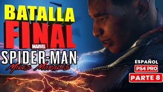 💯SPIDER MAN Miles Morales BATALLA FINAL Gameplay ✅ EN ESPAÑOL *Spider Man Miles Morales 2020