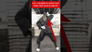 NINJA WEAPONS TRAINING 🥷🏻 How To FIGHT with NINJATO: Secret Ninjutsu Sword Technique #Shorts