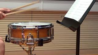 [$399試堂]英國皇家敲擊考試小鼓1級 示範 ABRSM Percussion Grade 1 Snare Drum