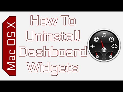 How To Delete Dashboard Widgets in Mac OS X How To Delete Dashboard Widgets in Mac OS X