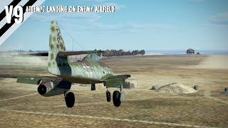 Trying to land on an Enemy Airfield V9 | IL-2 Great Battles
