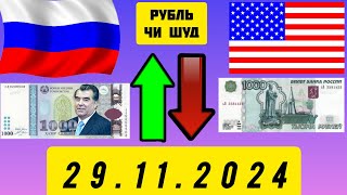 Курби Асъор 💲Валюта Таджикистан 💲сегодня 29.11.2024 @UmedjonZokirovOfficial