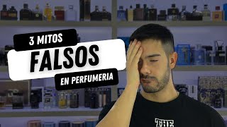 3 Mitos FALSOS en la Perfumería || TODO EL MUNDO CREE QUE SON VERDADEROS 🙄🙄