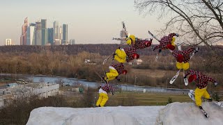 Весенний обзор сноупарка в Крылатском 24 марта.