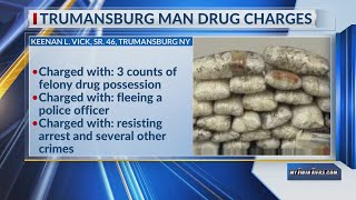 Traffic stop uncovers pounds of meth, other drugs in Ithaca, driver arrested