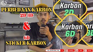 APASI PERBEDAAN KARBON 2D 3D & 6D ??? SIMAK VIDEO INI !!!!