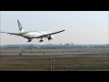 pakistan international airlines boeing 777 200lr smooth landing at toronto pearson airport