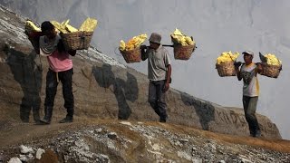 The Sulfur Miners of Kawah Ijen 'Samsara'