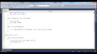 Part 28 C# Tutorial Structs in C# avi