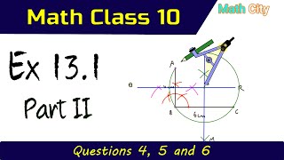 Exercise 13.1 class 10 maths part 2 | math city