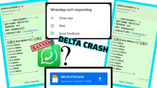 DELTA CRASH V16  | BUG BOT FREE ON PANEL | WHATSAPP CRASH BOT | DARK LEGEND