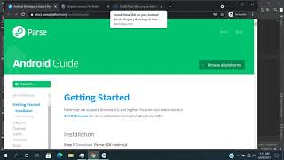 Installing & setting up Parse-SDK for Android