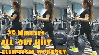 HIIT Workout || Elliptical Workouts for 25Minuts || Simplyjen Escala