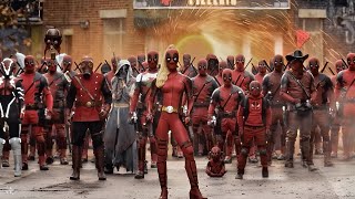 جيش ديدبول بيسيطر على المدينة وبيحاربوا ضد ولفرين  (لوجان) ملخص فيلم Deadpool Vs Wolverine