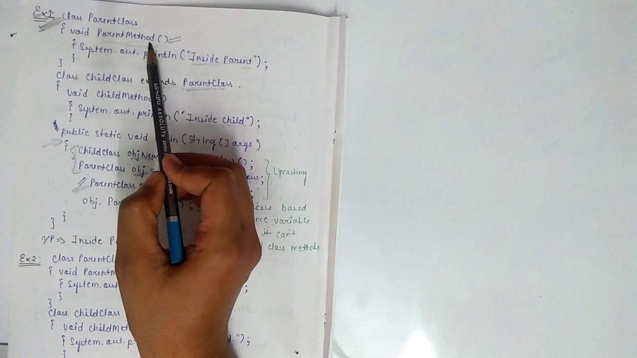 Upcasting And Downcasting Example Youtube
