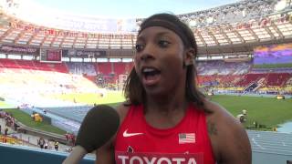 Moscow 2013 - Nia ALI USA - 100m Hurdles Women - Heat 1