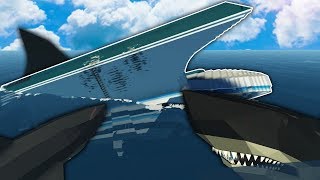 Youtuber Cruise Ends in Capsized Ship! - Stormworks Multiplayer - Megalodon Survival