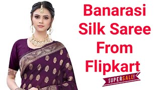 Beautiful Banarasi Saree From #Flipkart Unboxing||#shorts #youtubeshorts #unboxing #Banarasi  #saree