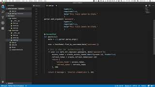 5. Logging in with Flask-JWT-Extended.#fladk #programmer