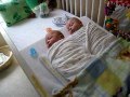 Baby quads sleeping Baby quads sleeping