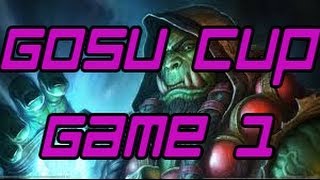 Hearthstone - Gosu Cup #8 - Finals - Game 1