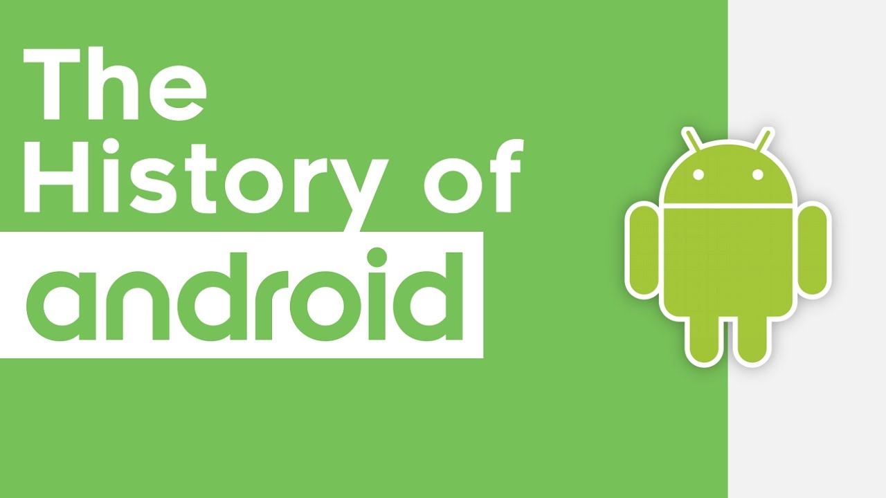 The History Of Android! - YouTube