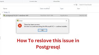How to Resolve Issues While Installing PostgreSQL