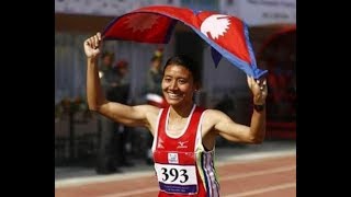 Record holder धाविका | Santoshi Shrestha | SAG games | Athlitics