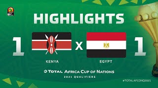 HIGHLIGHTS | #TotalAFCONQ2021 | Round 5 - Group G: Kenya 1-1 Egypt