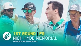 2017 Nick Hyde Memorial | Round 1, Front 9 | McBeth, Knight, Vallance, Cawthorne