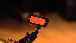 Korg AW-2 Clip-on Tuner (Saxophone Demo)