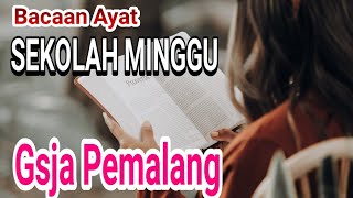 Bacaan ayat Sekolah minggu gsja Pemalang. Louis #youtubeshorts