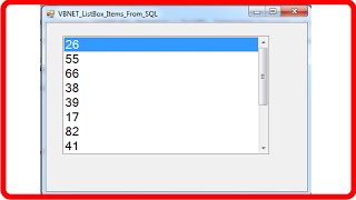 VB.Net - How To Fill ListBox From Sql Server Database Using Visual Basic .Net [with source code]