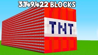 Blowing up 3 MILLION TNT in Minecraft!