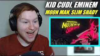 Kid Cudi, Eminem - The Adventures Of Moon Man & Slim Shady REACTION!!